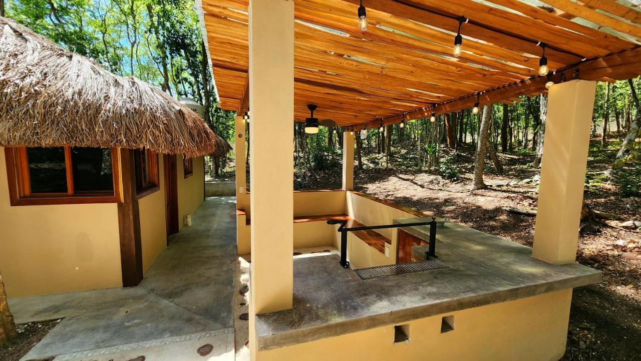 Hotel Cabanas Aldea Maya Xpujil Bagian luar foto